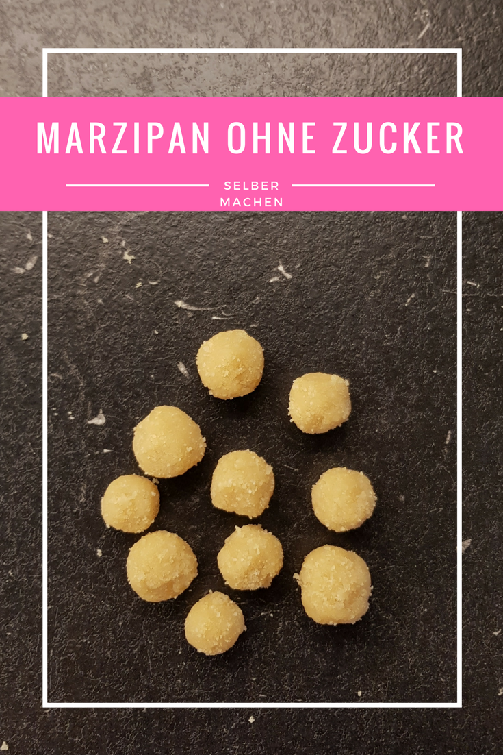 Marzipan Ohne Zucker Selbermachen