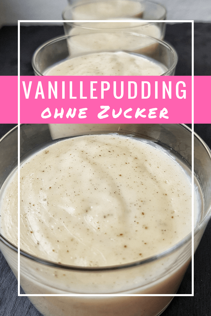 Es gibt ihn tatsächlich Vanillepuding ohne Zucker!