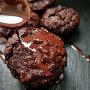 Rote-Bete-Schoko-Muffin: ein leckerer Muffin ohne Zucker! Nur mit Obst und Rote Bete gesüßt!