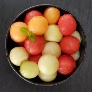 Nachtisch ohne Zucker: Melonensalat