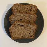 Sauerteig-Bananenbrot ohne Zucker