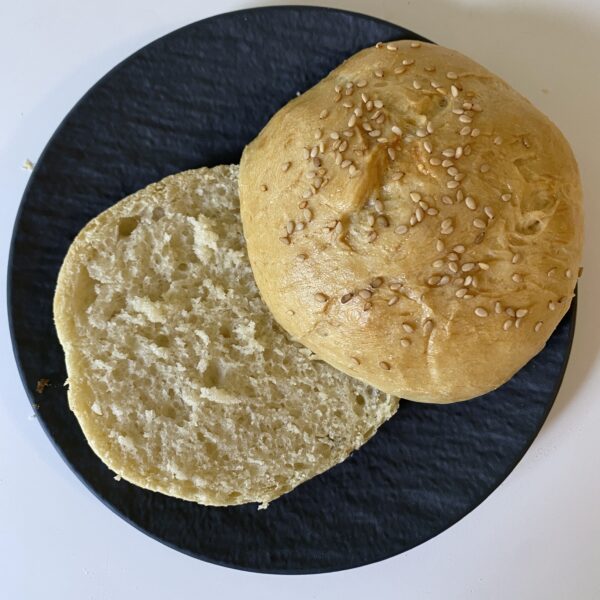 Hamburgerbrötchen zuckerfrei: fluffig